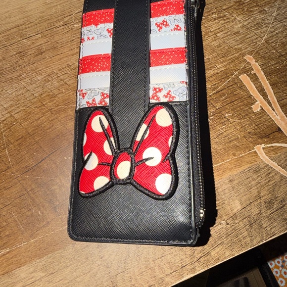 Disney Handbags - Disney Black and Red Wallet with Bow